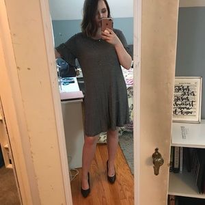 Mossimo Black & White Striped Dress